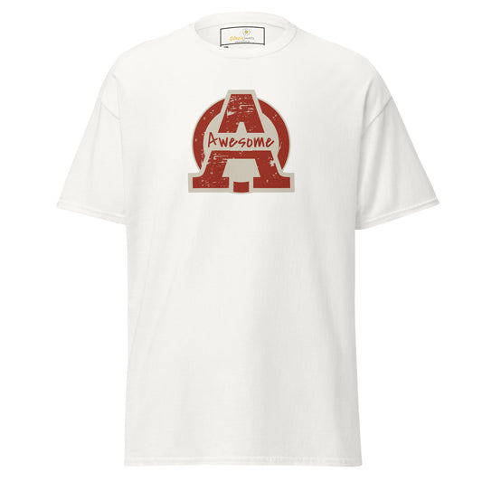 T-shirt classique pour homme - Texte génial - Grand