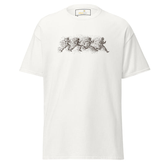 T-shirt classique unisexe - Motif à pois abstraits pour homme - Grande taille