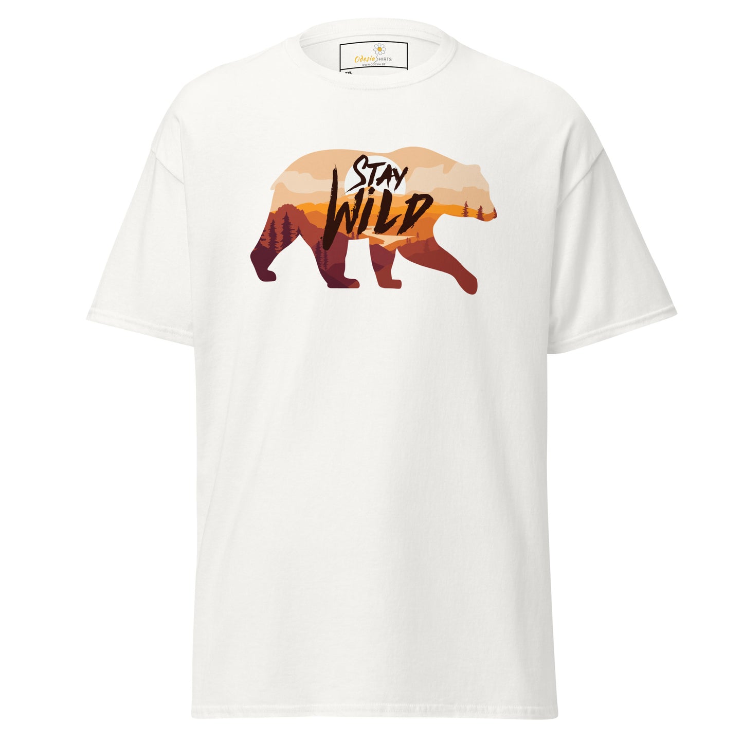 Unisex classic t-shirt - ADVENTURE WILDLIFE STAY WILD - BIG