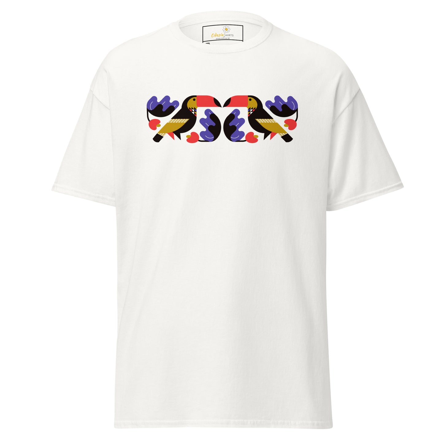 T-shirt classique pour homme - WILDLIFE ABSTRACT TOUCAN MIRROR - BIG