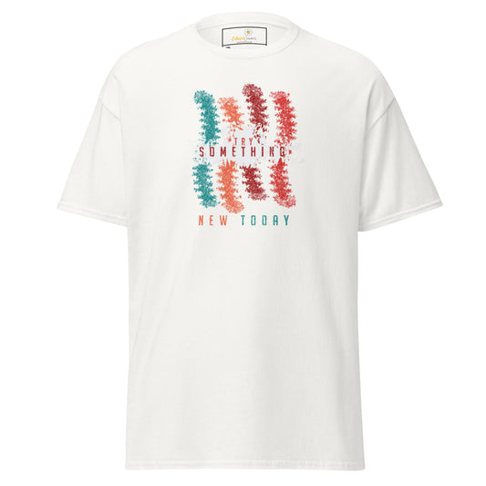 T-shirt classique unisexe - Lignes de couleurs abstraites - Grand