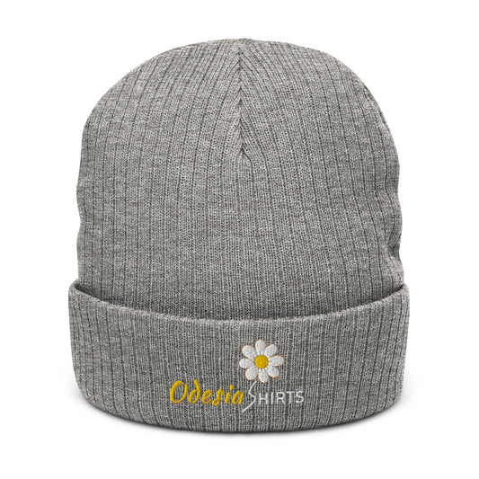 Ribbed knit beanie