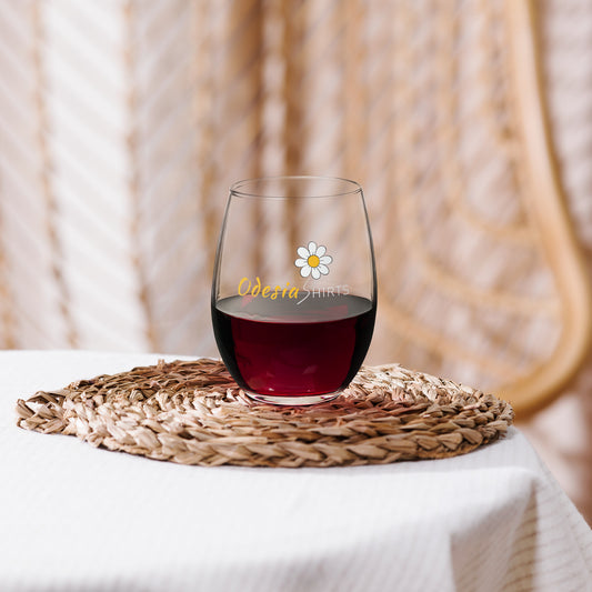 Odesia's stemless wine glass