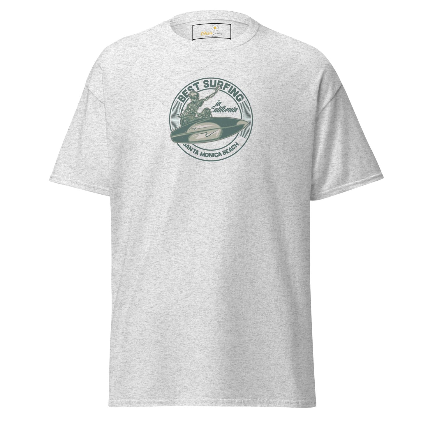 Unisex classic t-shirt - SPORT BEST SURFING - REGULAR - Ash / S