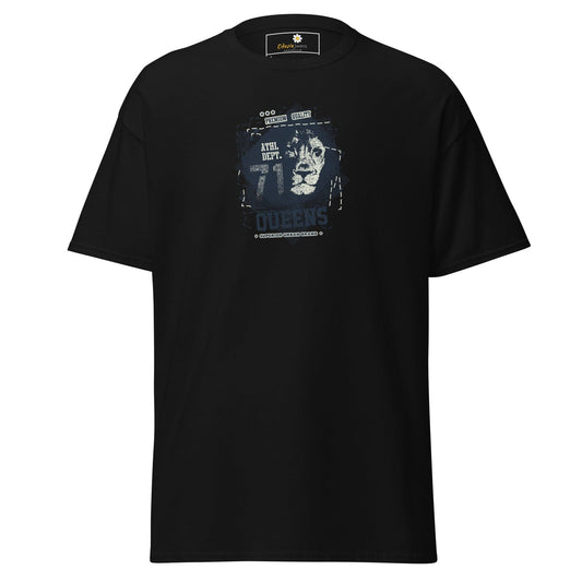 Unisex classic tee - URBAN WILD LIFE 71 QUEENS - REGULAR - Black / S
