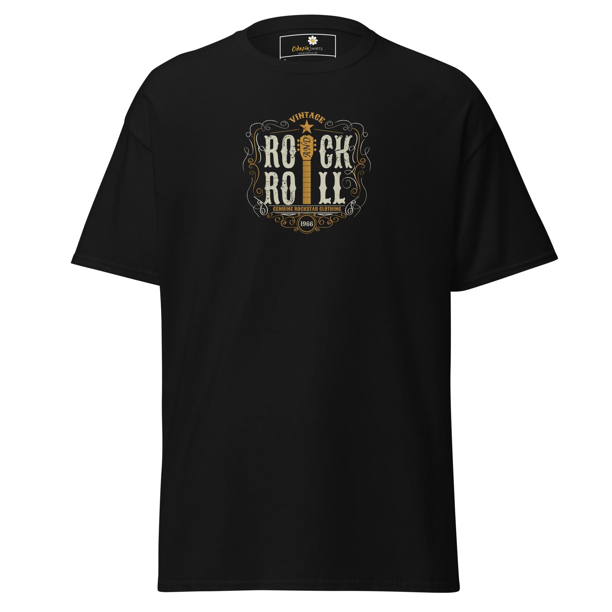 Unisex classic tee - MUSIC ROCK N ROLL - REGULAR - Black / S