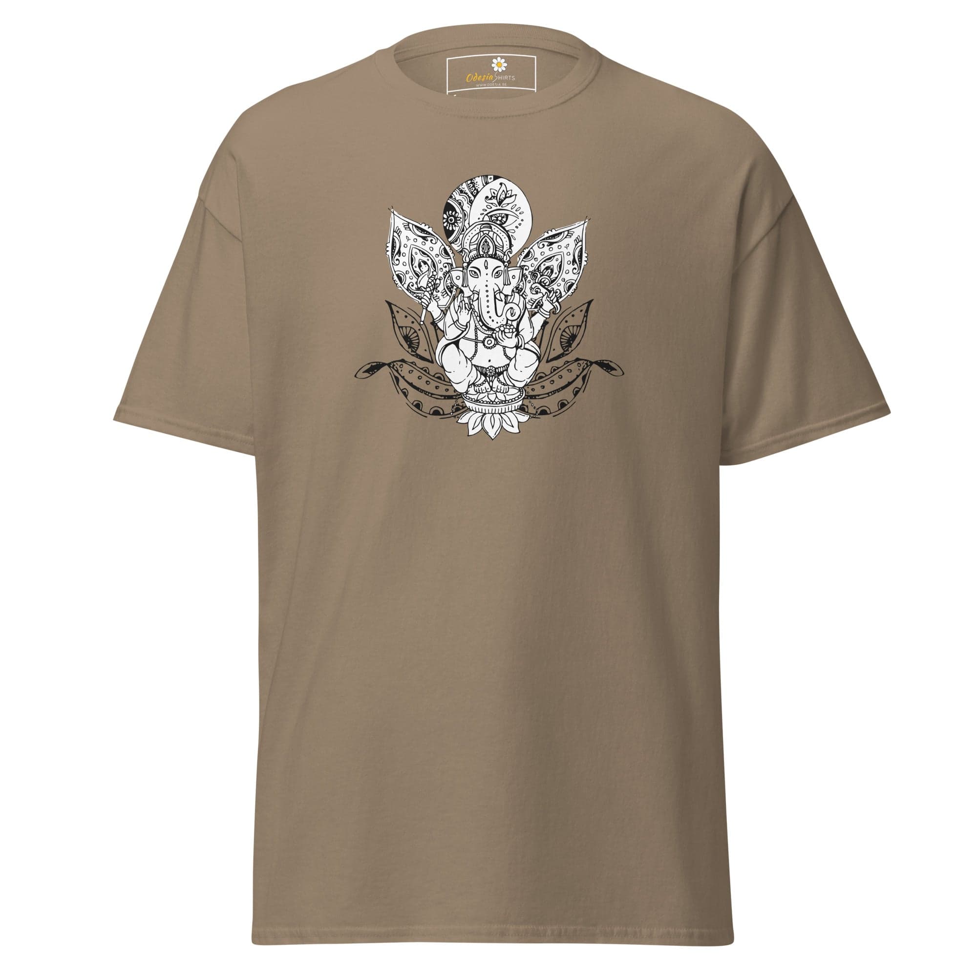 Unisex classic t-shirt - SPIRITUAL GANESH - REGULAR - Brown Savana / S
