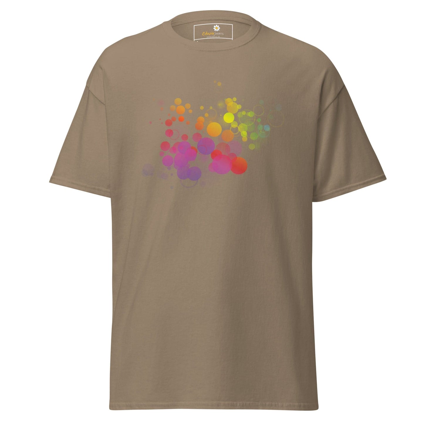 Unisex classic tee - ABSTRACT BUBBLES - REGULAR - Brown Savana / S