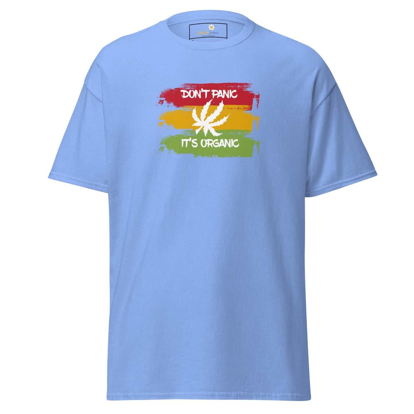 Unisex classic t-shirt - MYSTIC DON’T PANIC ORGANIC - REGULAR - Carolina Blue / S
