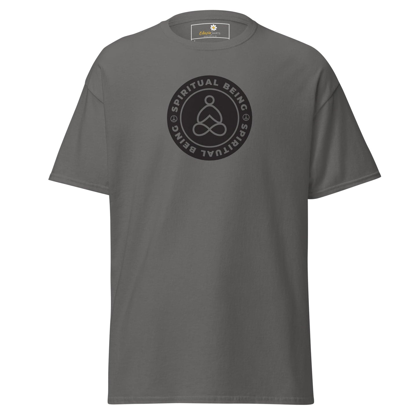 Unisex classic tee - SPIRITUAL BEING - REGULAR - Charcoal / S
