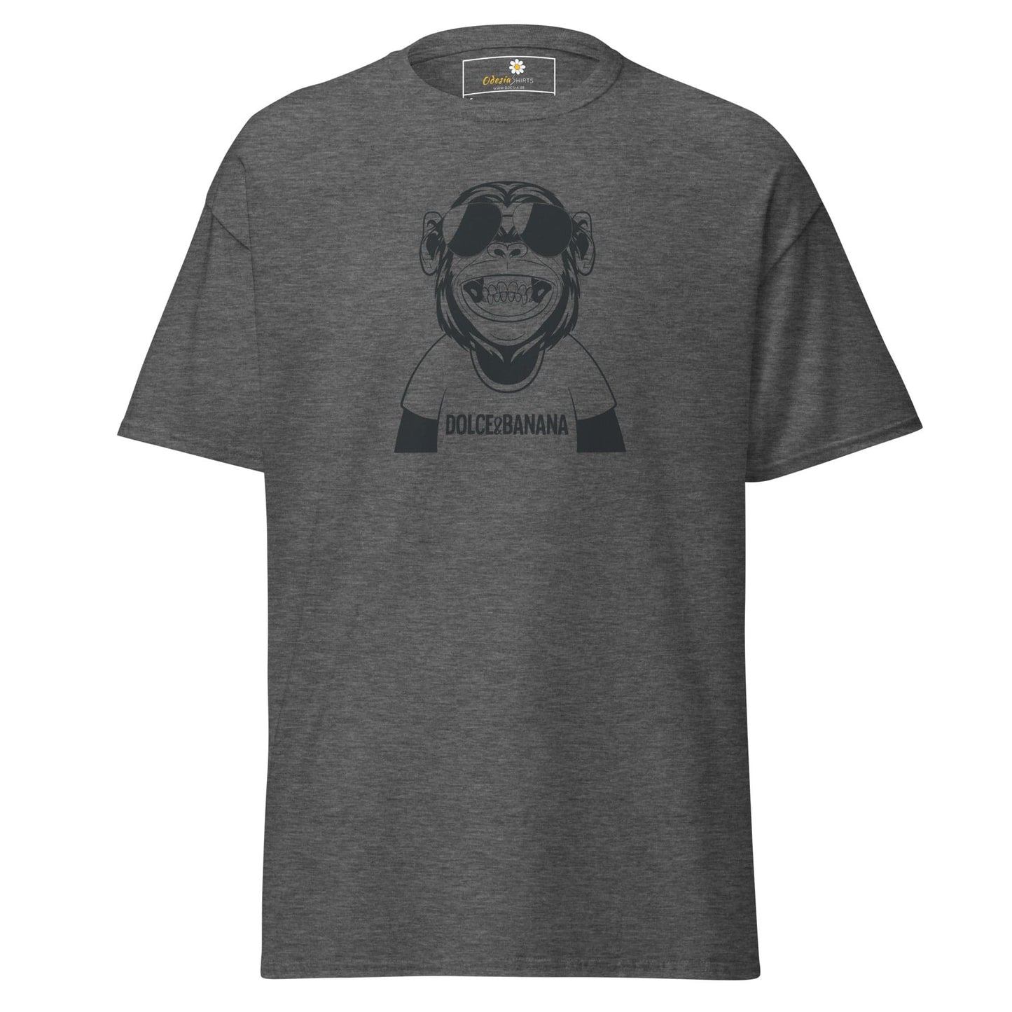 Unisex classic t-shirt - FUN DOLCE BANANA - REGULAR - Dark Heather / S