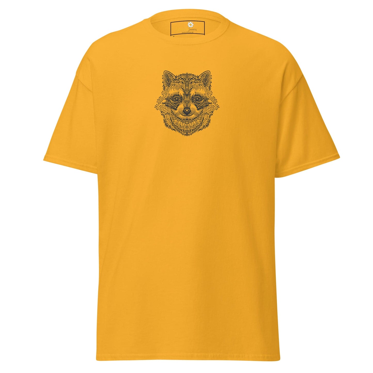 Unisex classic tee - WILD LIFE RACCOON - REGULAR - Gold / S