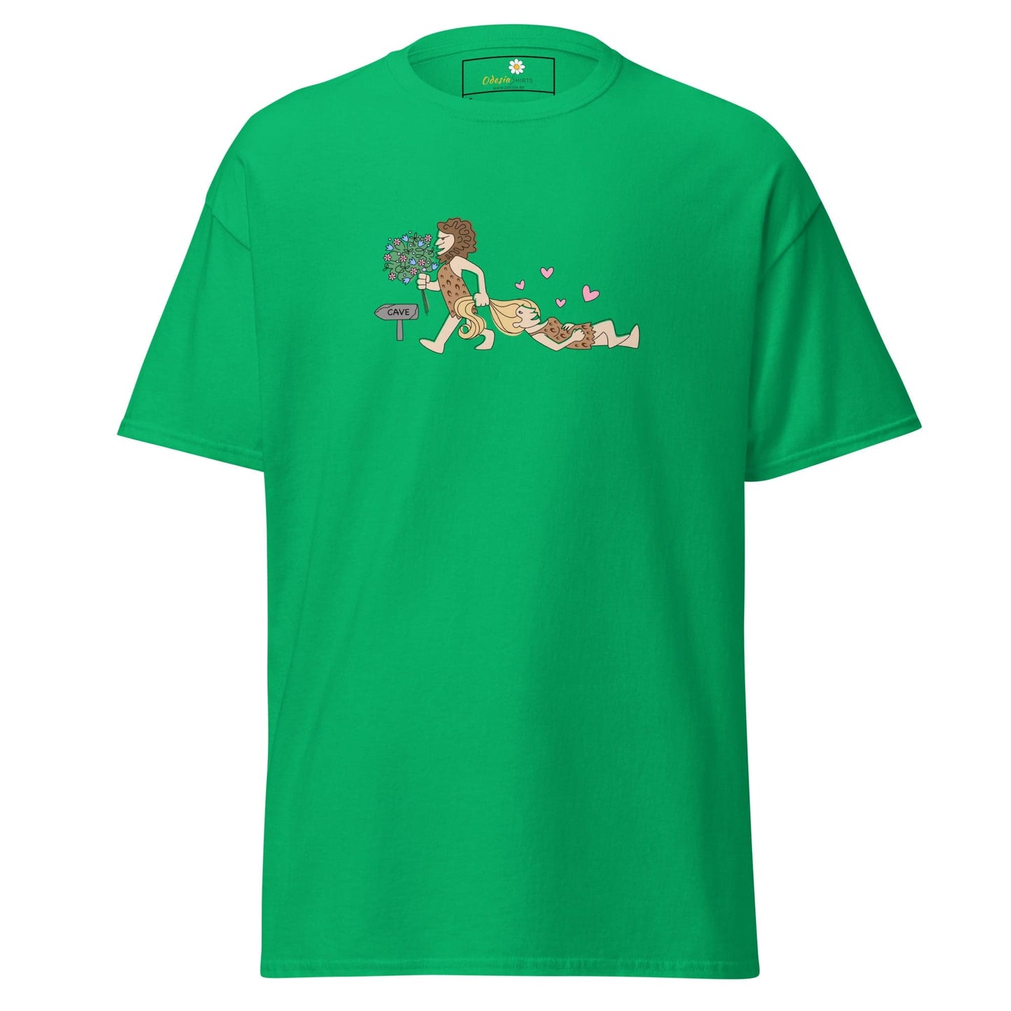 Unisex classic tee - FUN CAVEMAN - REGULAR - Irish Green / S