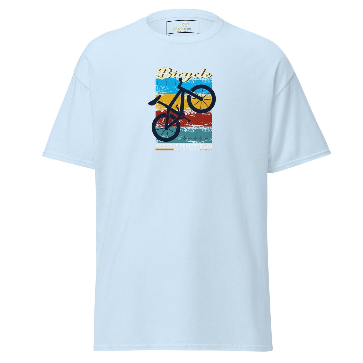 Unisex classic tee - SPORT BICYCLE FUN - REGULAR - Light Blue / S