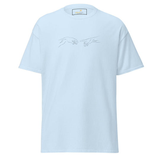 Unisex classic tee - SPIRITUAL TOUCH OF GOD - REGULAR - Light Blue / S