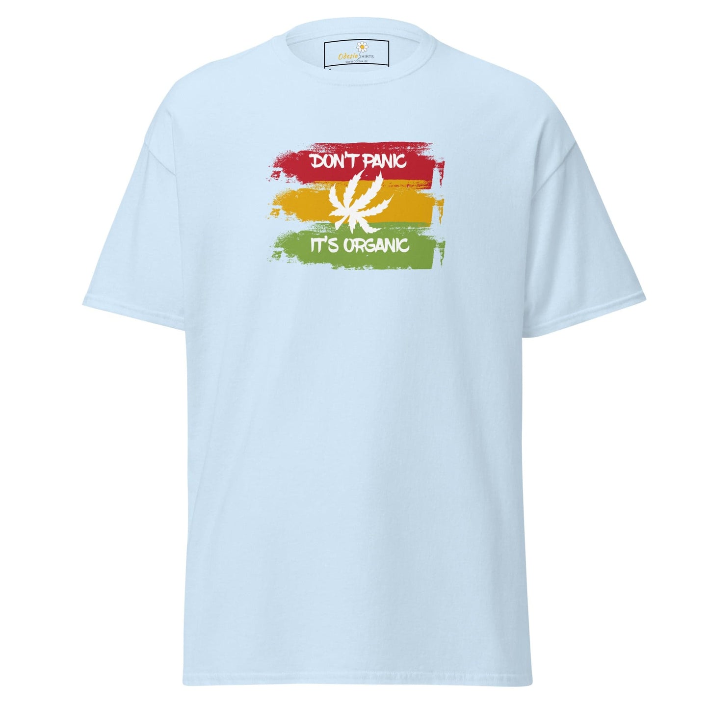 Unisex classic t-shirt - MYSTIC DON’T PANIC ORGANIC - REGULAR - Light Blue / S