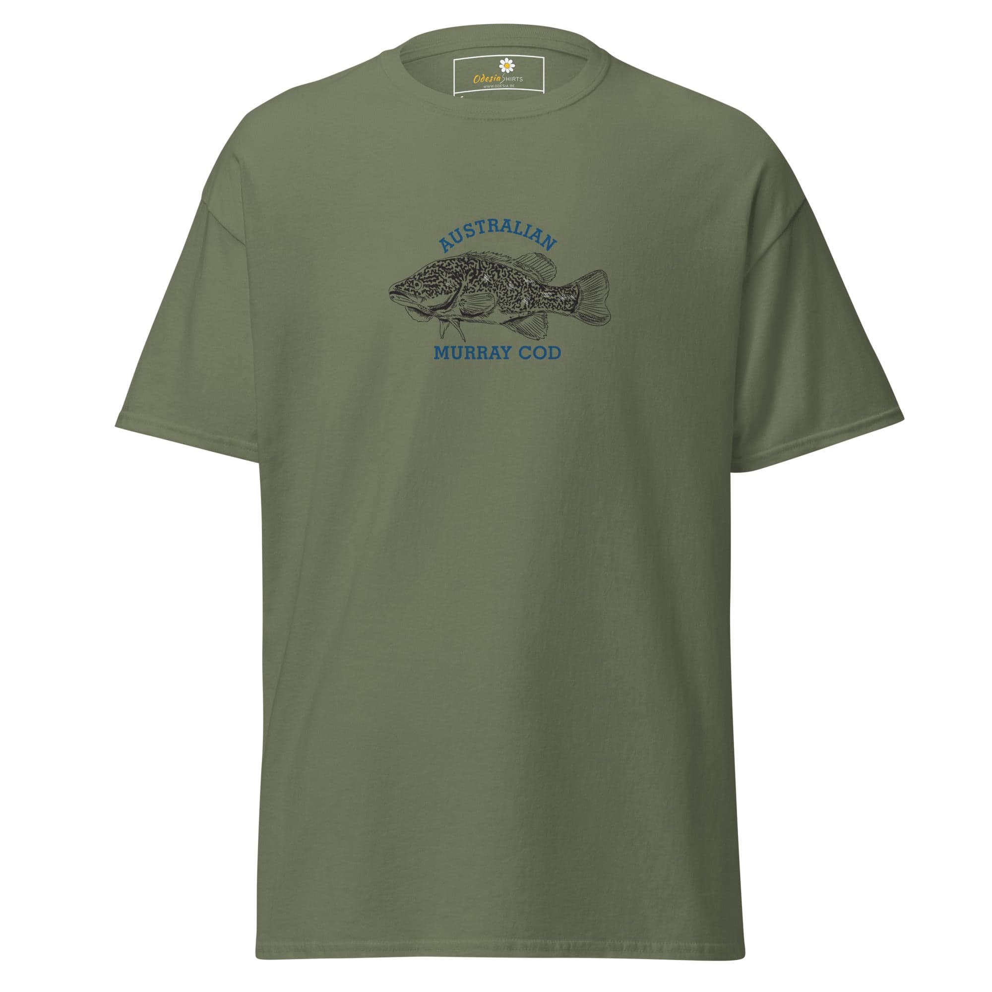 Unisex classic tee - WILD LIFE AUSTRALIAN FISH - REGULAR - Military Green / S