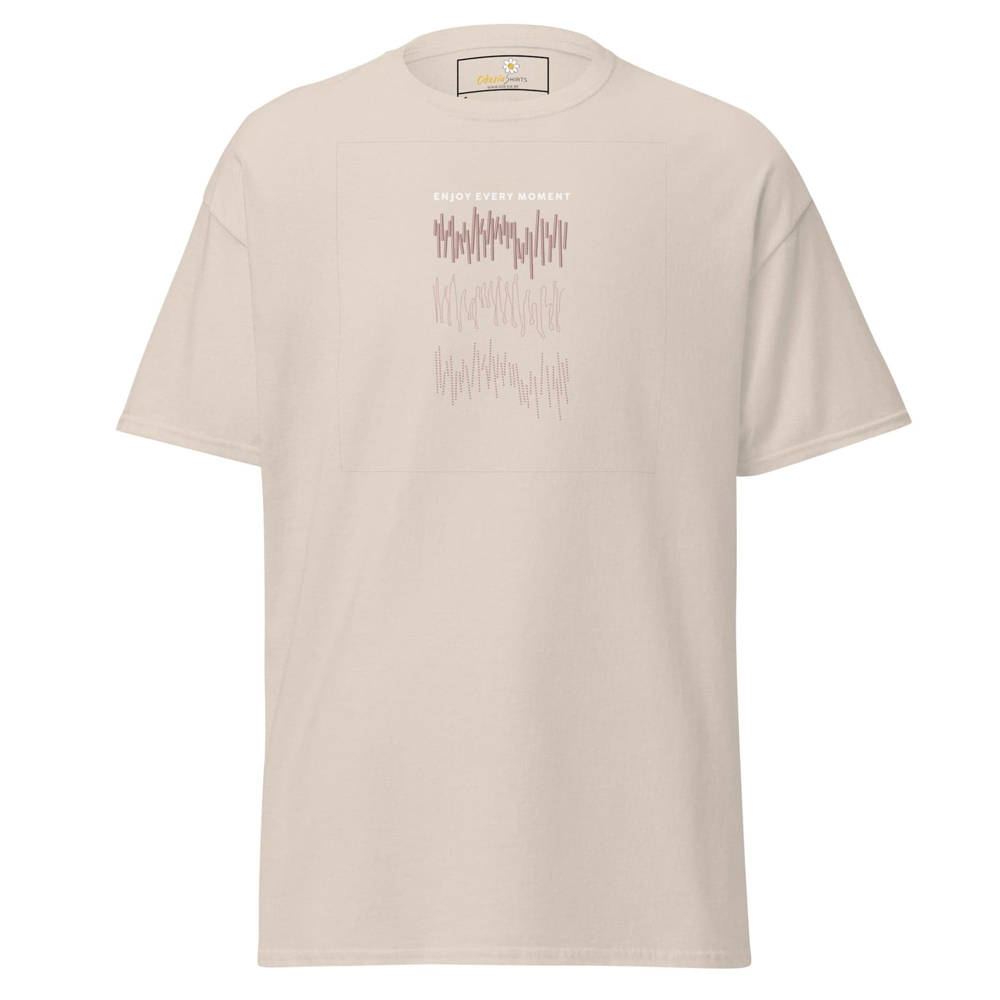 Unisex classic t-shirt - POSITIVE ENJOY EVERY MOMENT - REGULAR - Natural / S