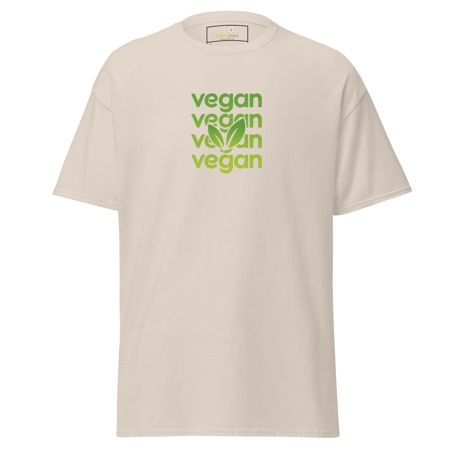 Unisex classic tee - GREEN VEGAN - REGULAR - Natural / S