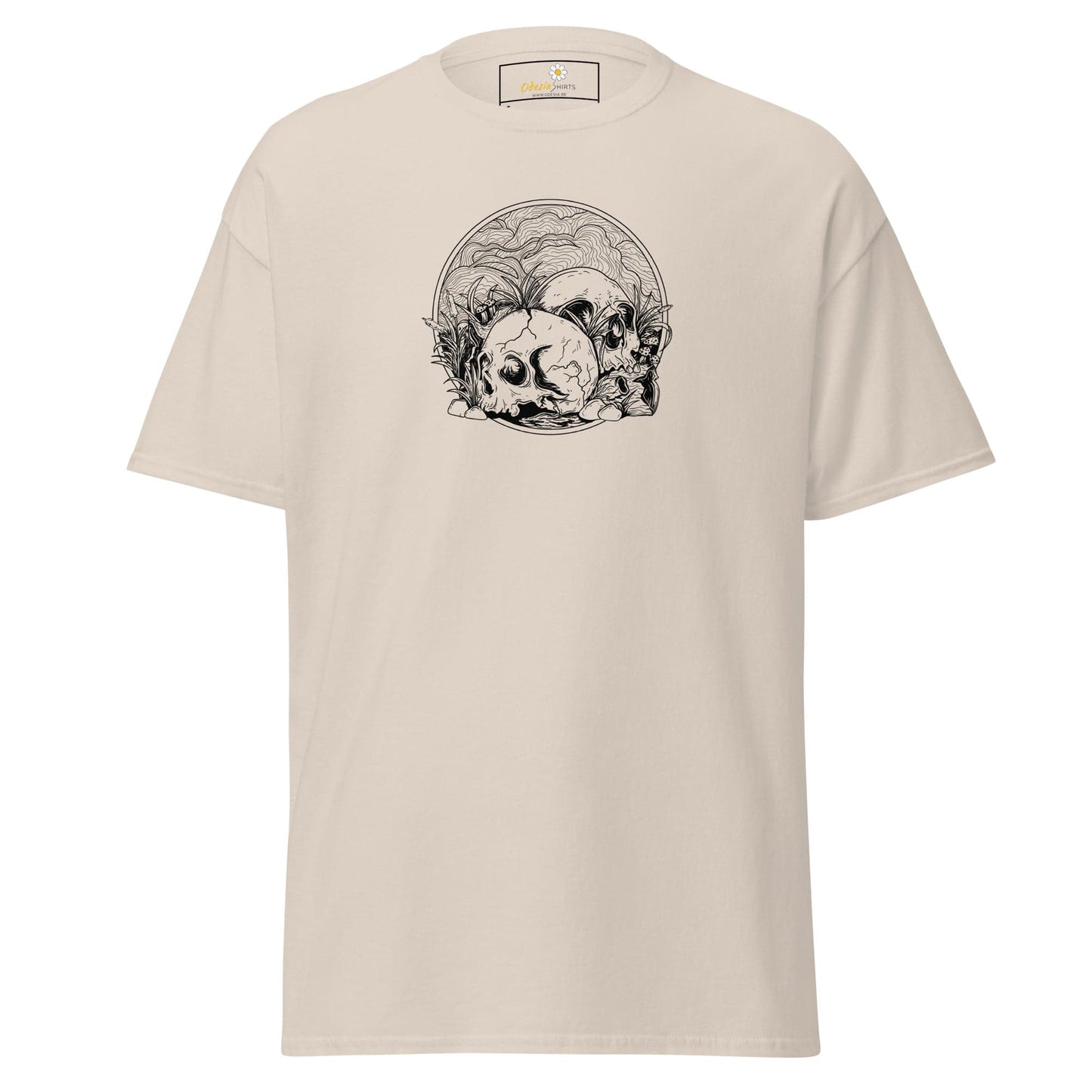 Unisex classic t-shirt - SKULL SUMMER SKULLS - REGULAR - Natural / S