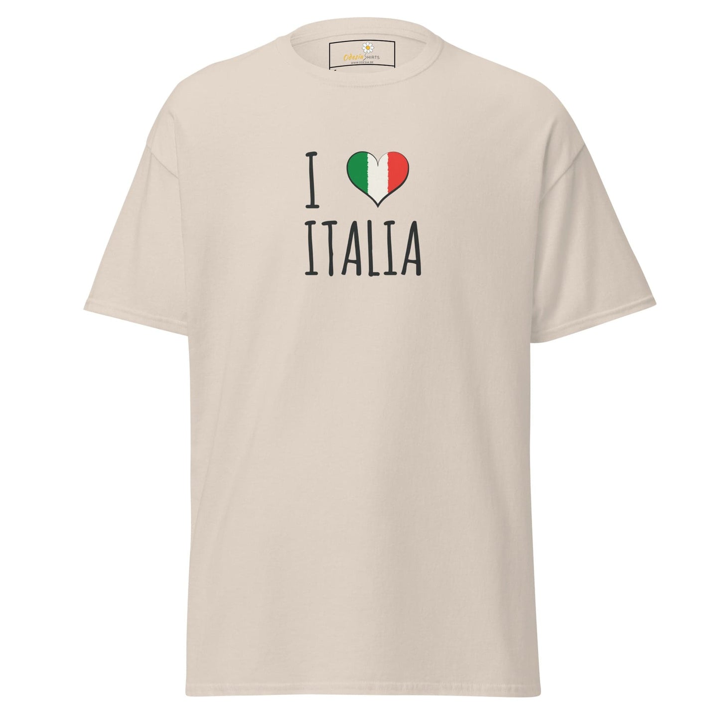 Unisex classic tee - COUNTRY I LOVE ITALY - REGULAR - Natural / S