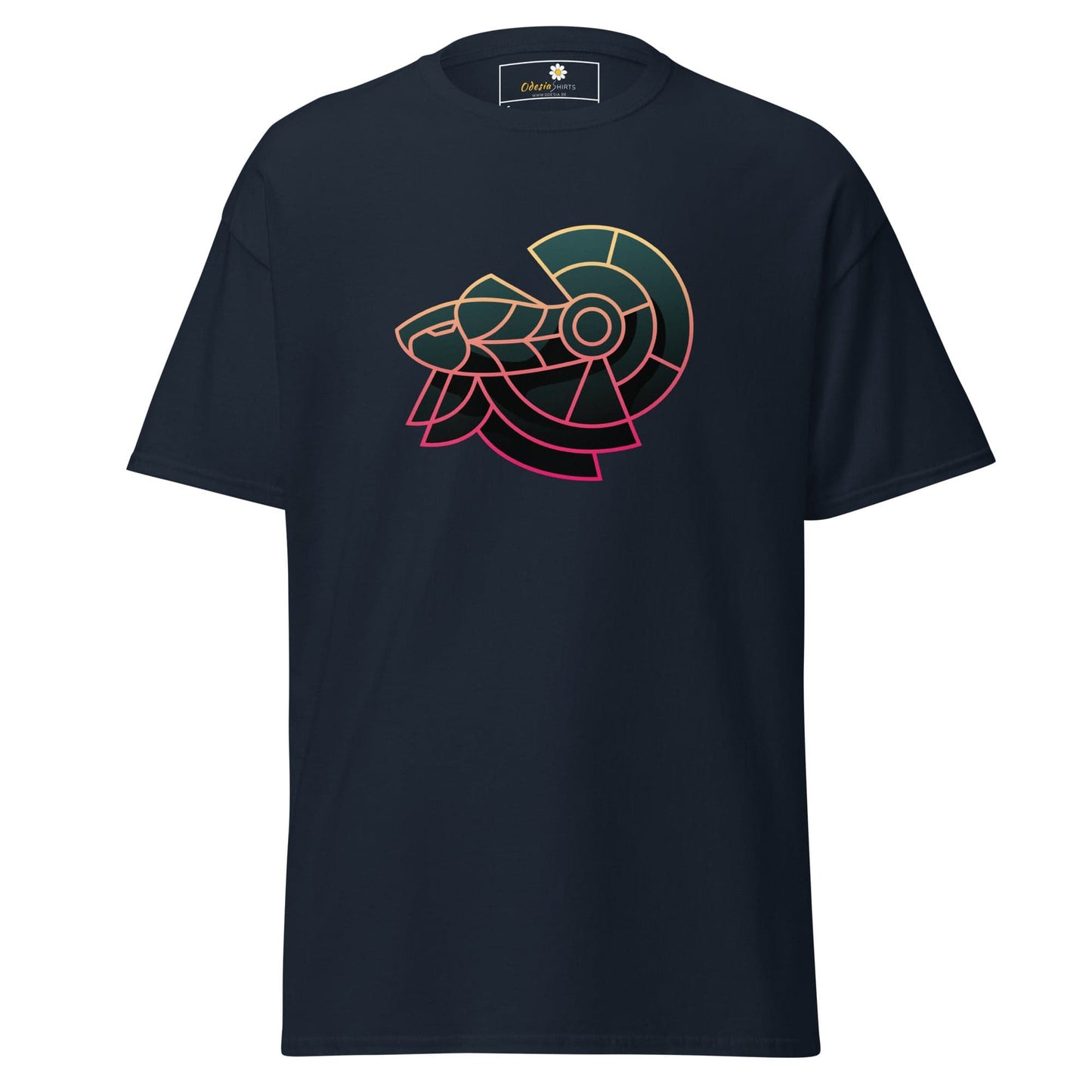 Unisex classic tee - ABSTRACT HERMIT - REGULAR - Navy / S