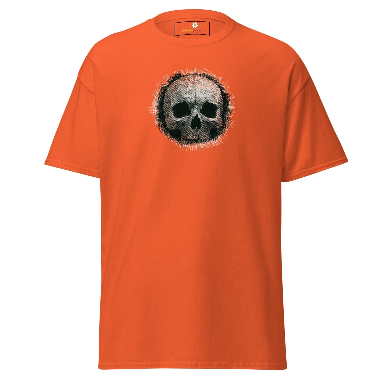 Unisex classic tee - SKULL - REGULAR - Orange / S