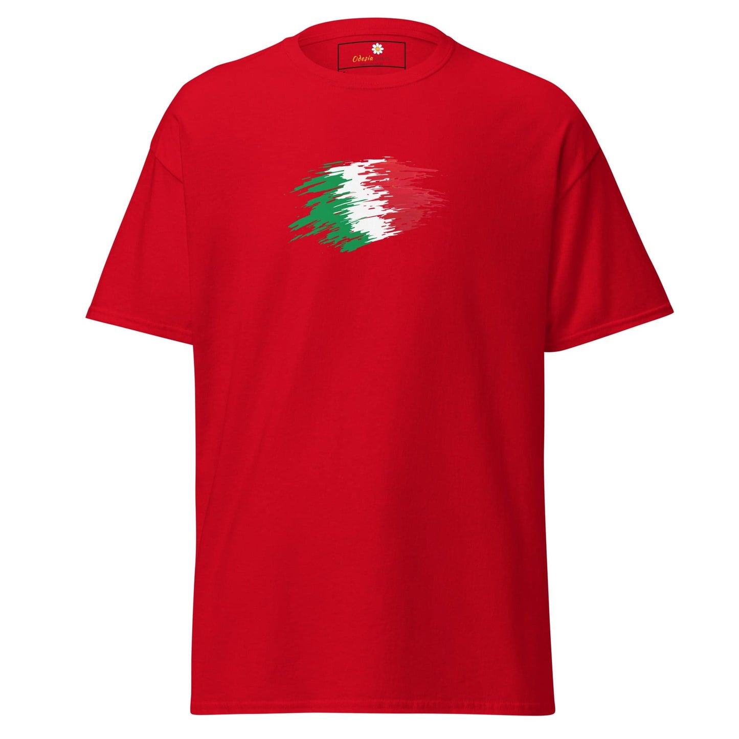 Unisex classic tee - COUNTRY ITALIAN SHAPE - REGULAR - Red / S