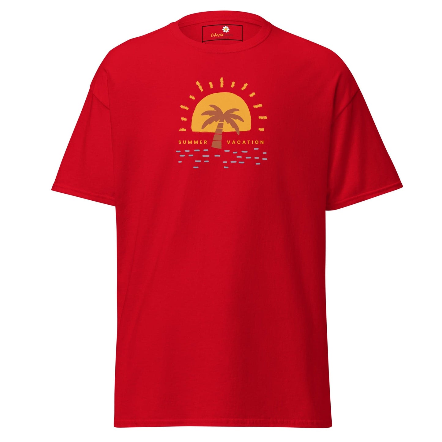 Unisex classic tee - SUMMER VACATION - REGULAR - Red / S