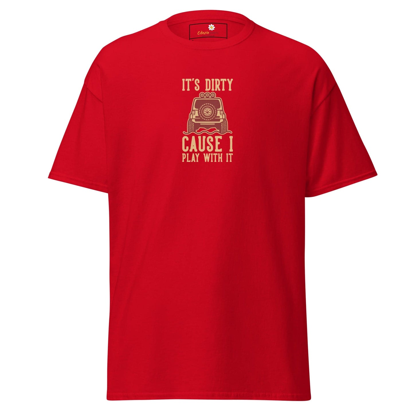 Unisex classic tee - MISC DIRTY CAUSE I PLAY - REGULAR - Red / S