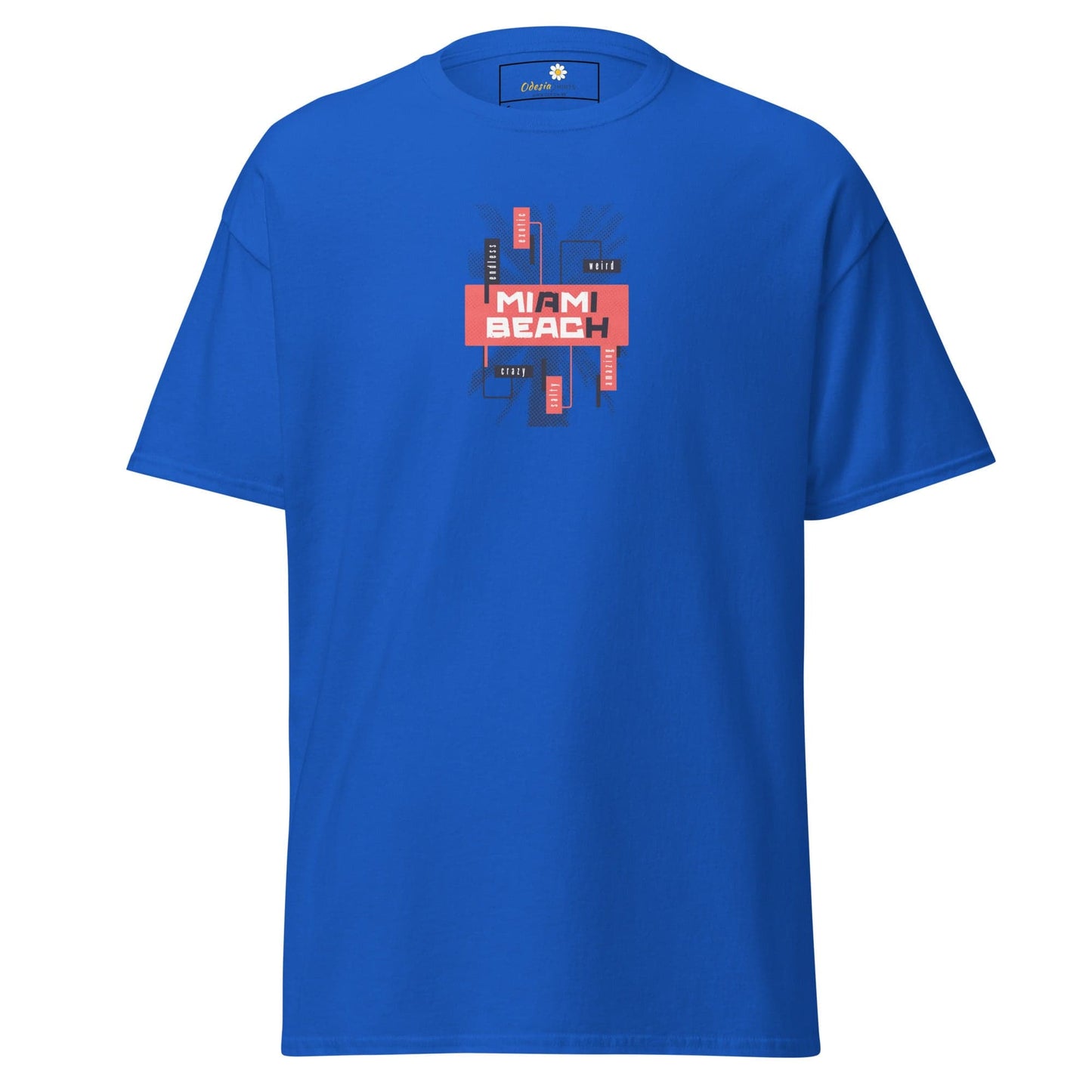 Unisex classic tee - COUNTRY SUMMER MIAMI BEACH - REGULAR - Royal / S
