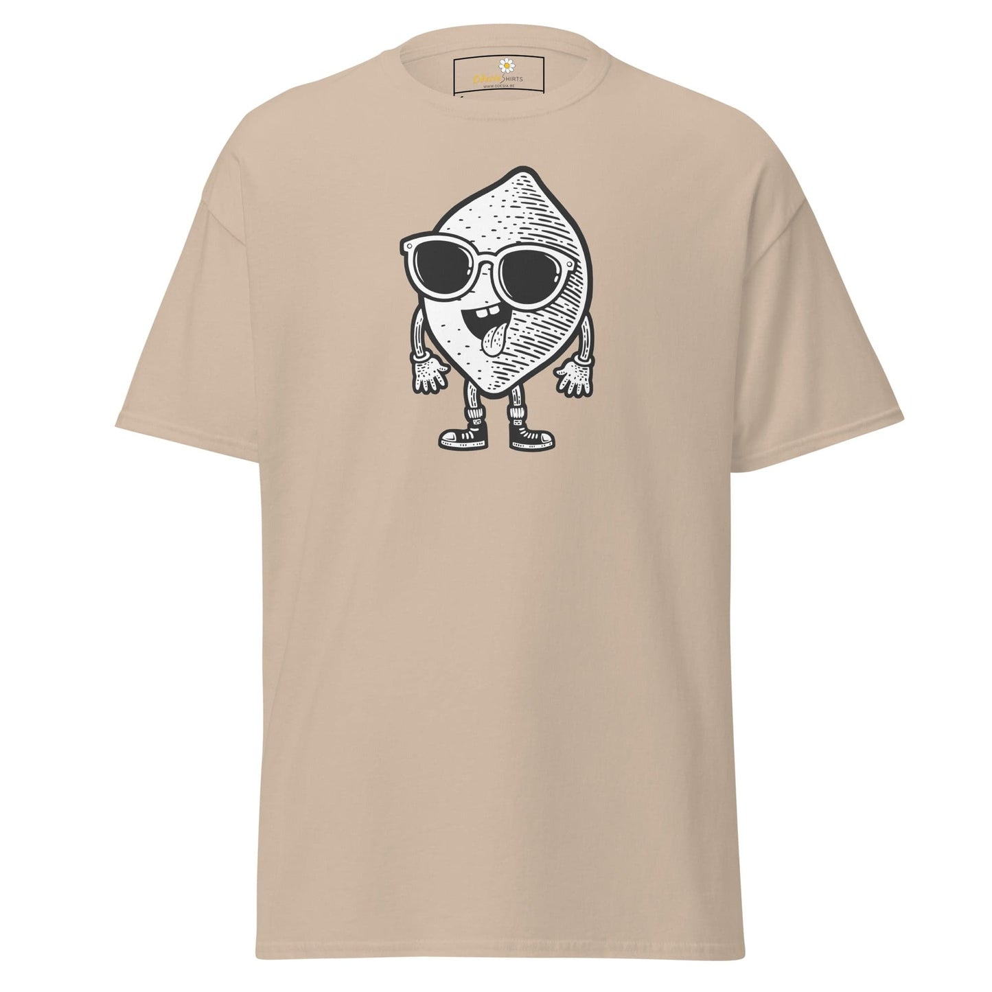 Unisex classic t-shirt - FUN LEMON FACE - REGULAR - Sand / S