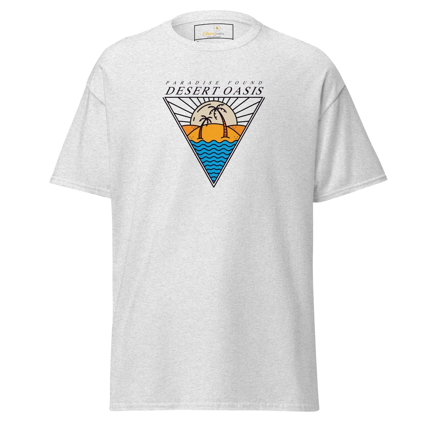 Unisex classic t-shirt - SUMMER DESERT OASIS - REGULAR - Ash / S