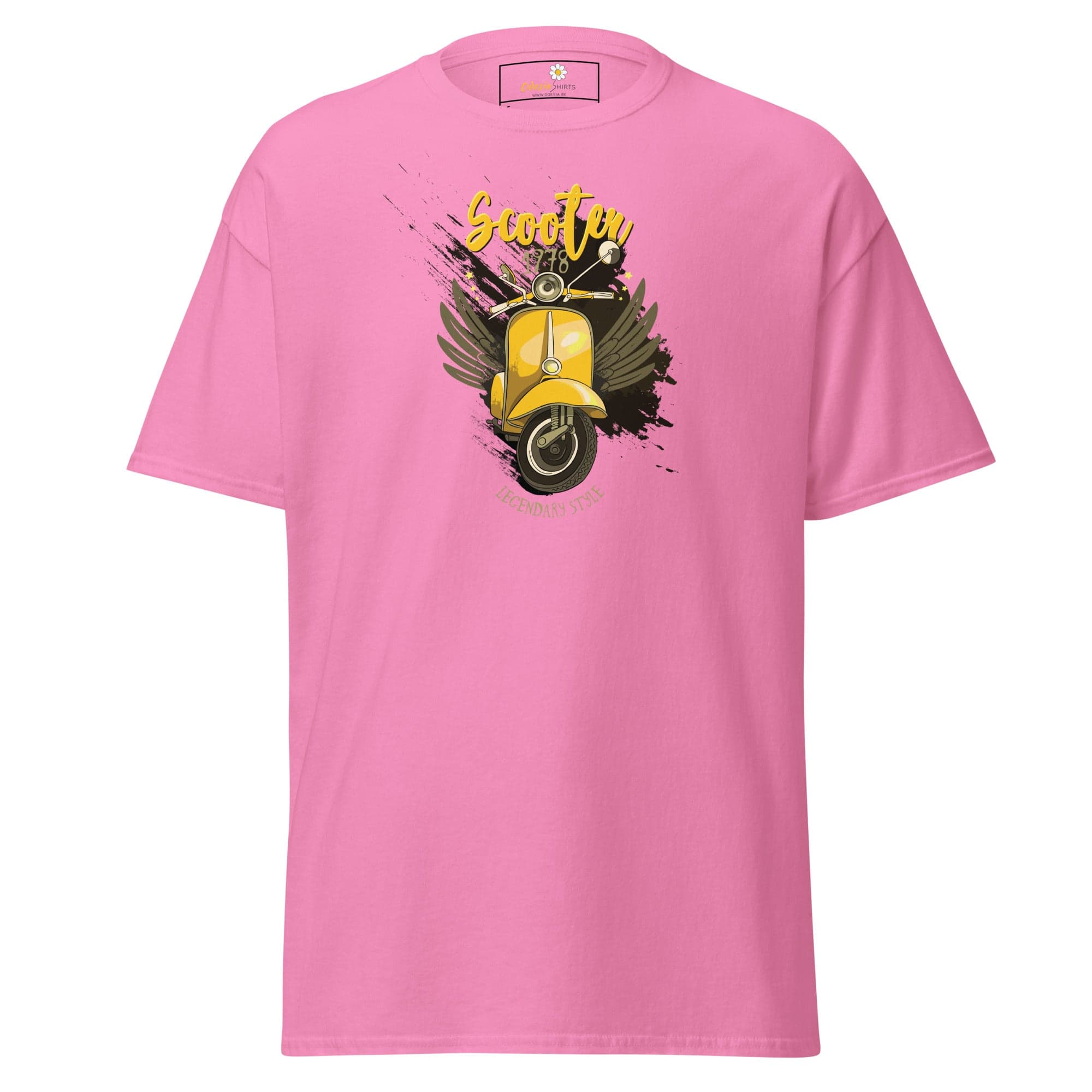 Unisex classic t-shirt - VINTAGE SCOOTER 1978 - REGULAR - Azalea / S
