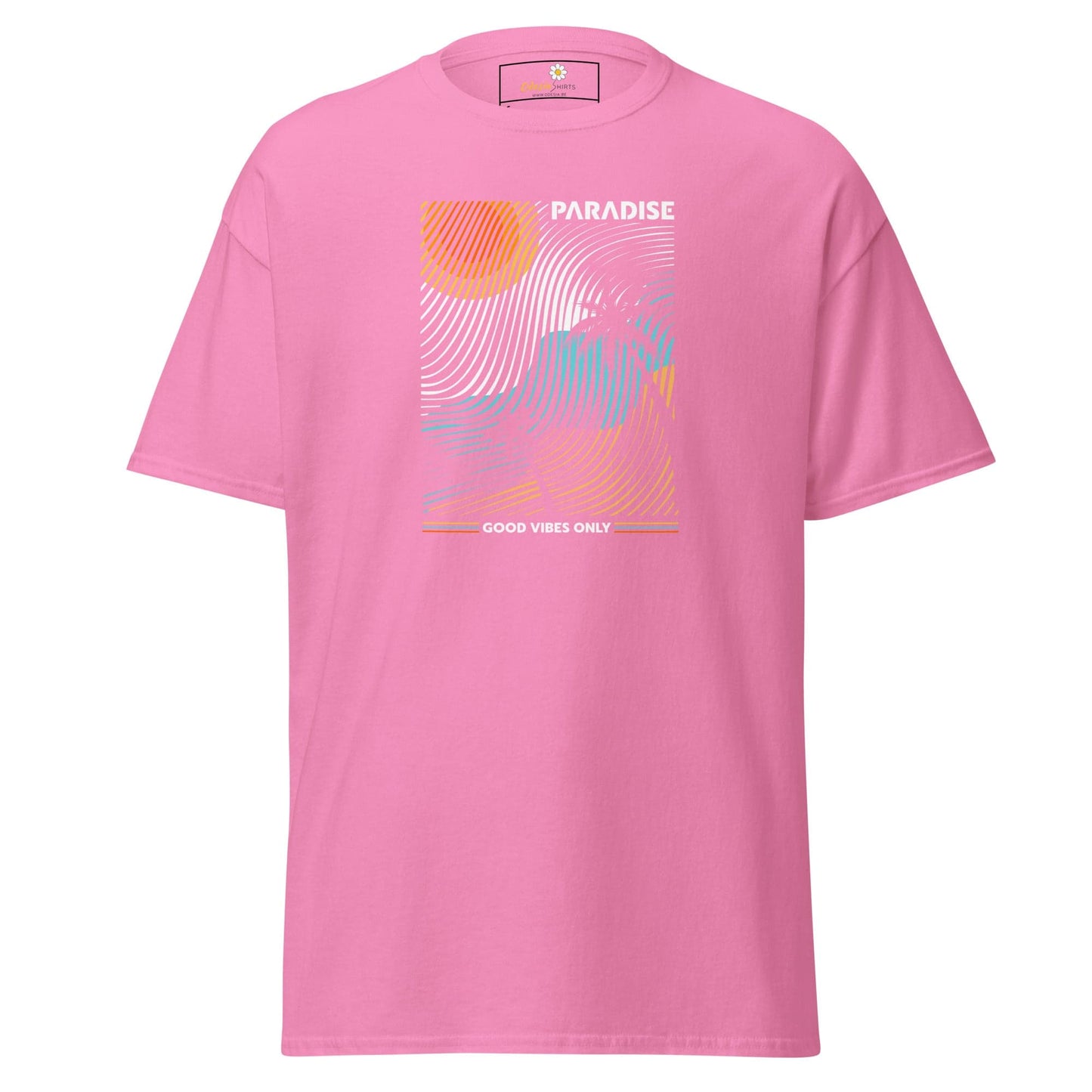 Unisex classic t-shirt - SUMMER PARADISE COLORFULL - REGULAR - Azalea / S