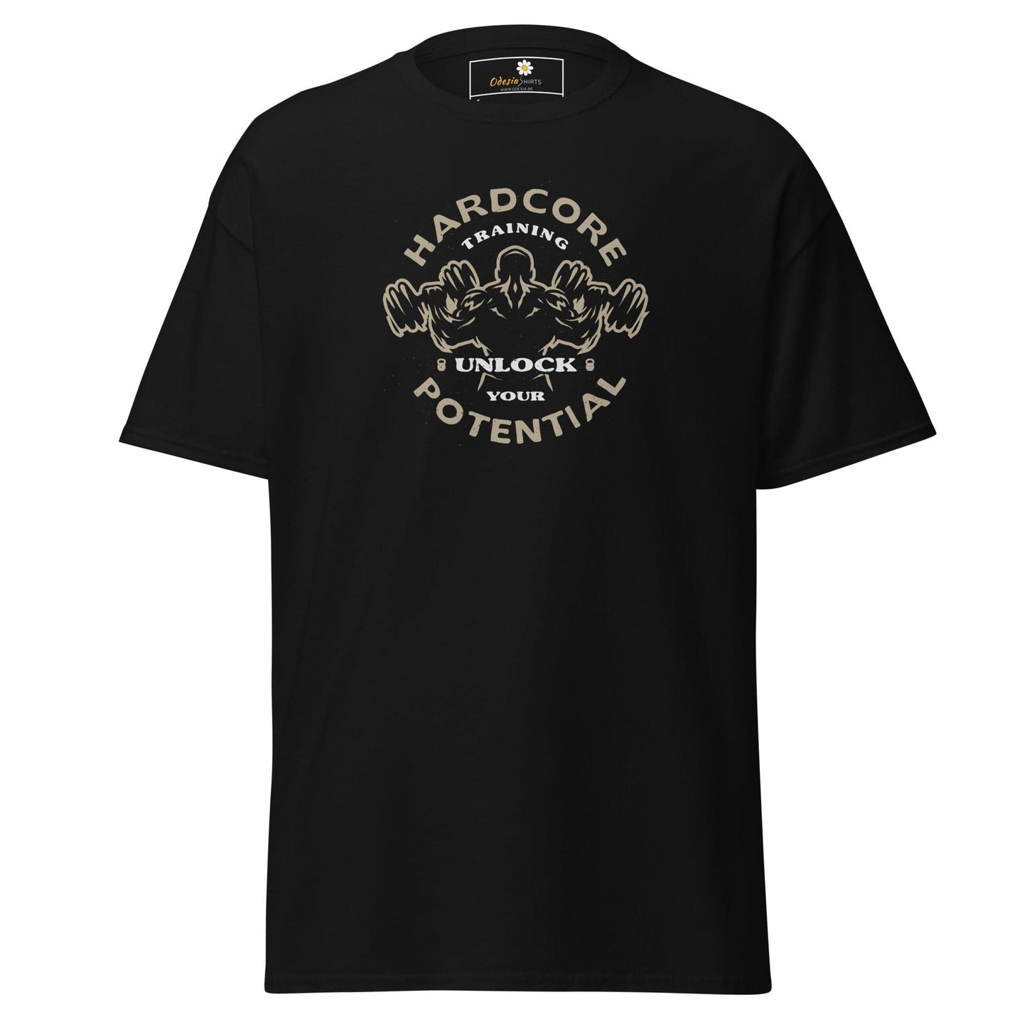 Unisex classic t-shirt - SPORT HARDCORE TRAINING - REGULAR - Black / S