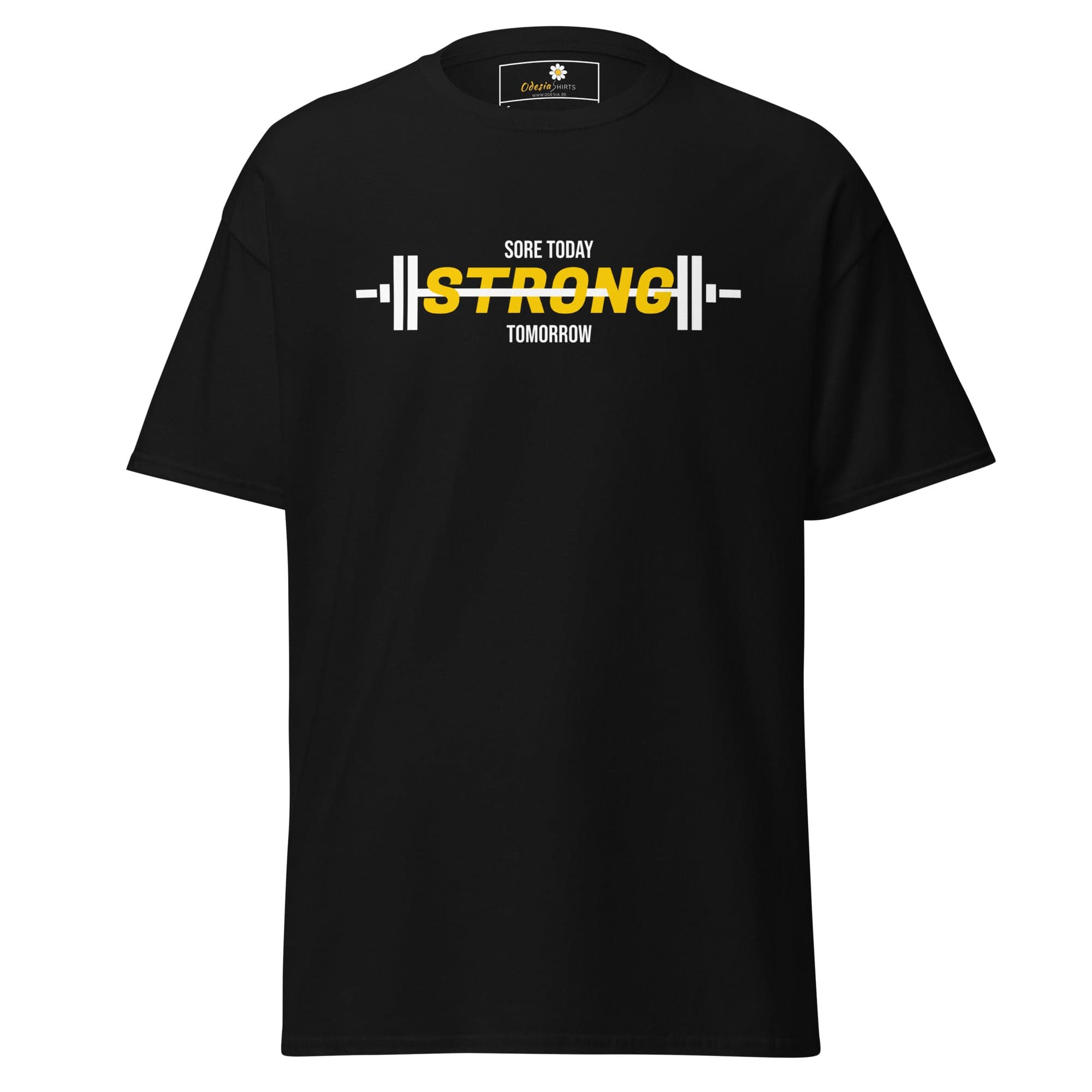 Unisex classic t-shirt - SPORT SORE TODAY - REGULAR - Black / S