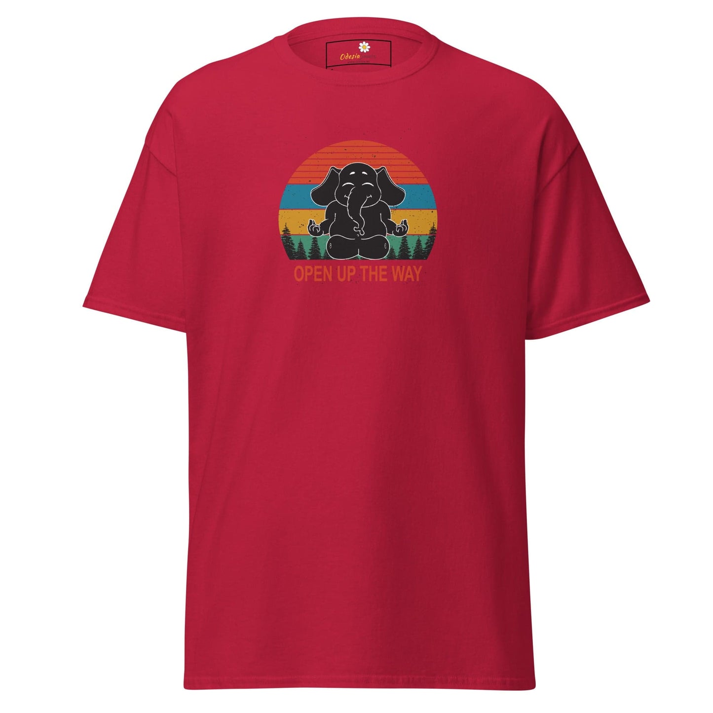 Unisex classic t-shirt - WILDLIFE ELEPHANT SPIRITUAL - REGULAR - Cardinal / S