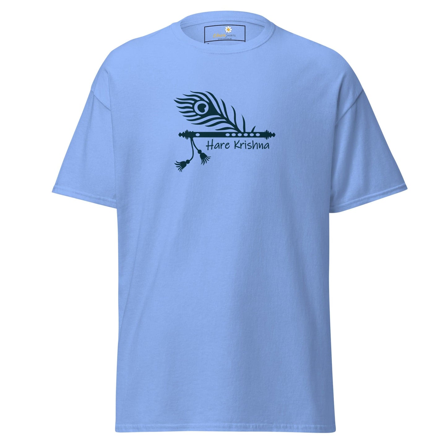 Unisex classic t-shirt - SPIRITUAL HARE KRISHNA - REGULAR - Carolina Blue / S