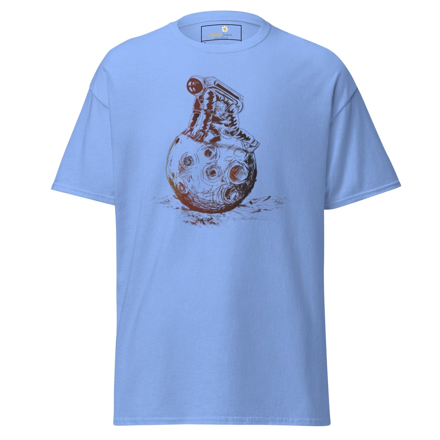 Unisex classic t-shirt - ASTRONAUT PLAYING SPACE - REGULAR - Carolina Blue / S