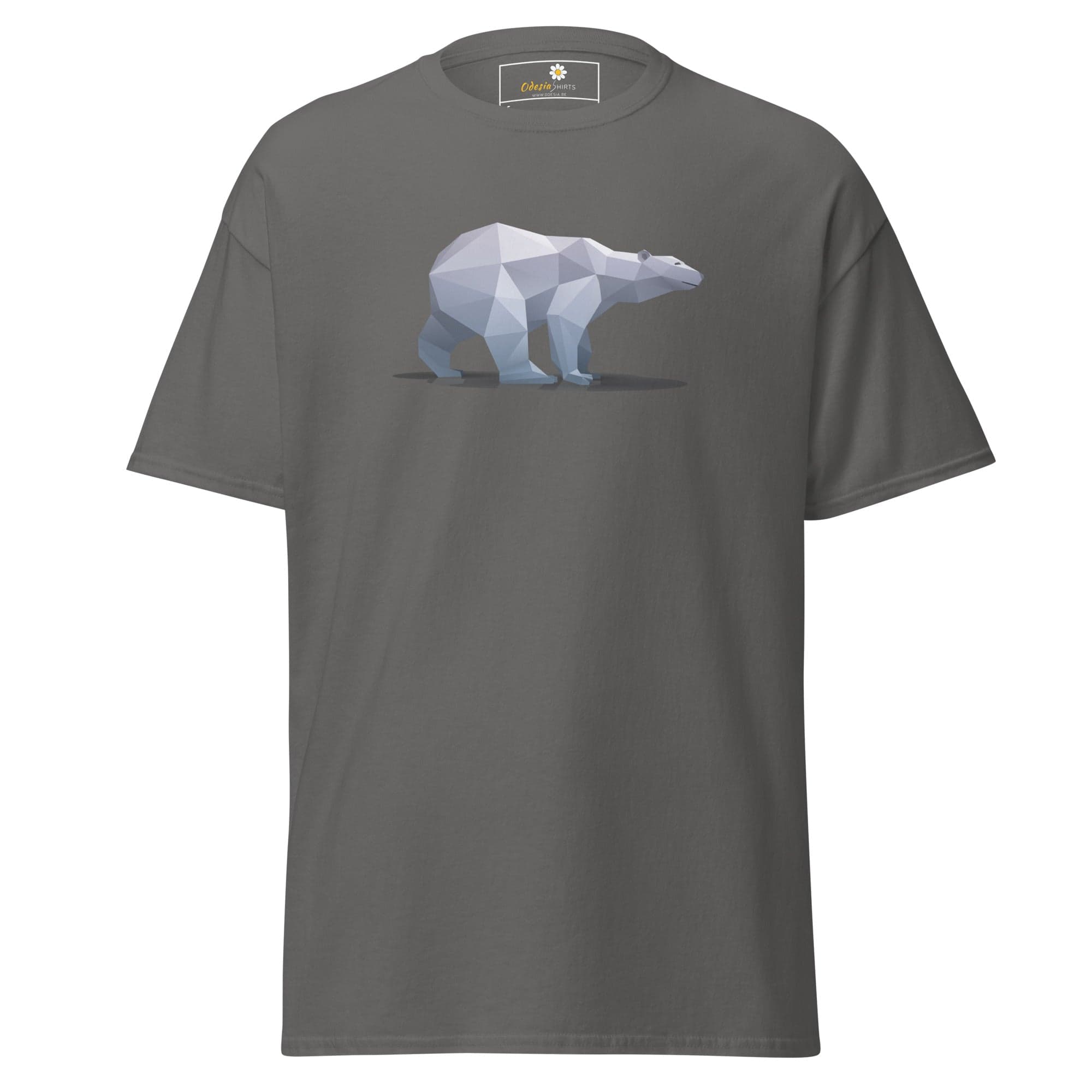 Unisex classic t-shirt - WILD LIFE ICE BEAR - REGULAR - Charcoal / S