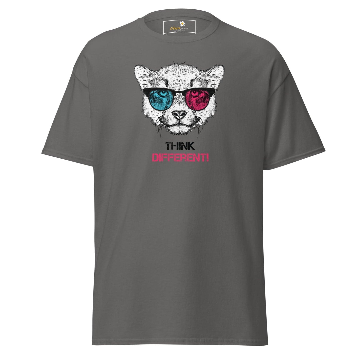 Unisex classic t-shirt - FANTASY THINK DIFFERENT - REGULAR - Charcoal / S