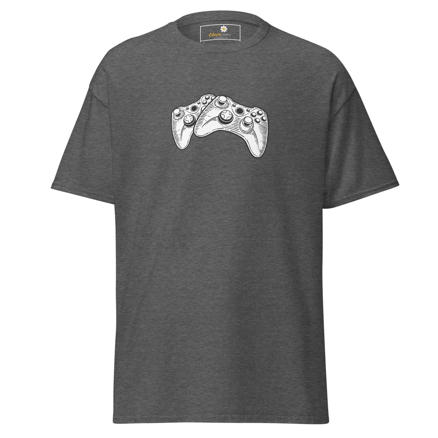 Unisex classic t-shirt - GAMERS CONTROLLERS - REGULAR - Dark Heather / S