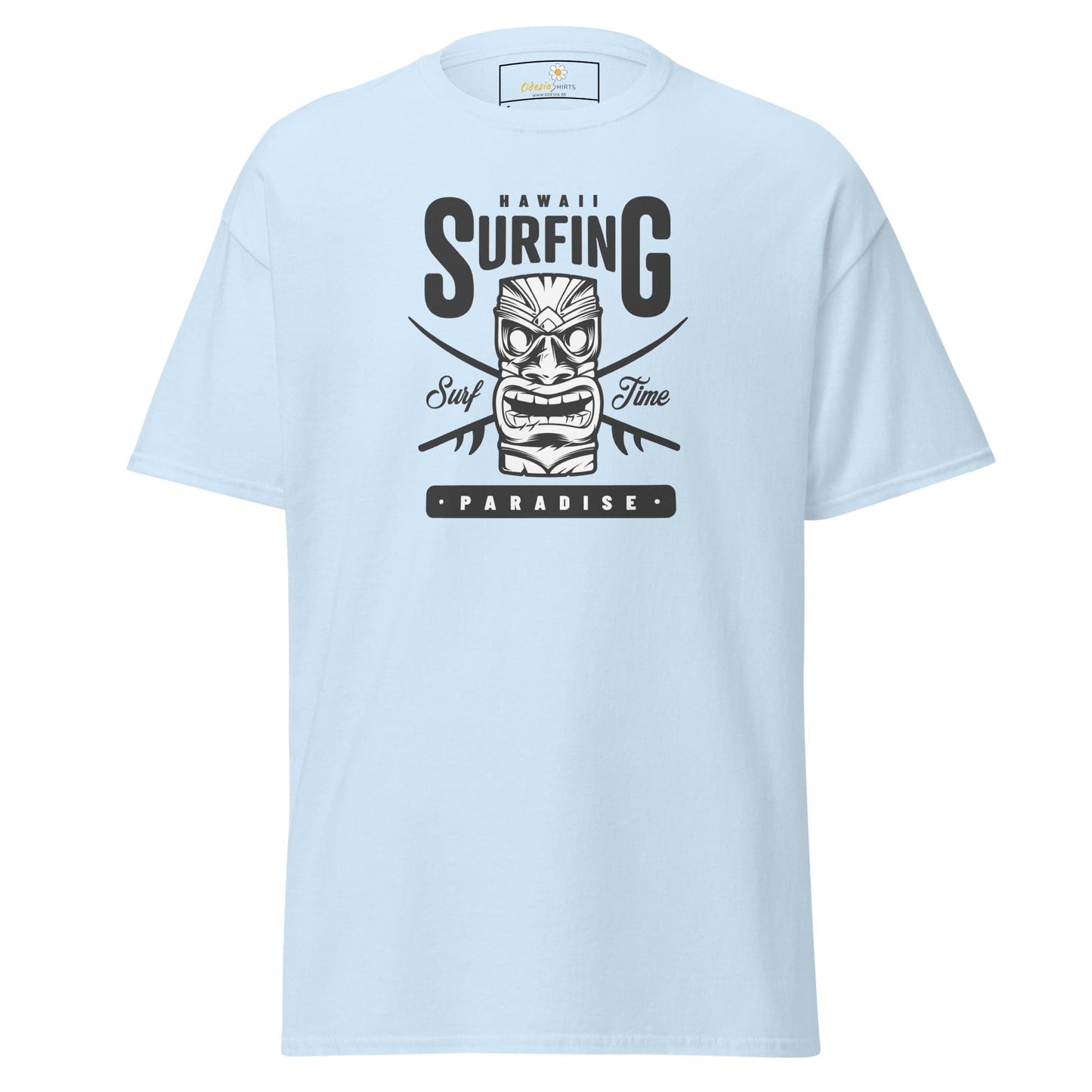 Unisex classic t-shirt - SUMMER HAWAI SURFING PARADISE - REGULAR - Light Blue / S