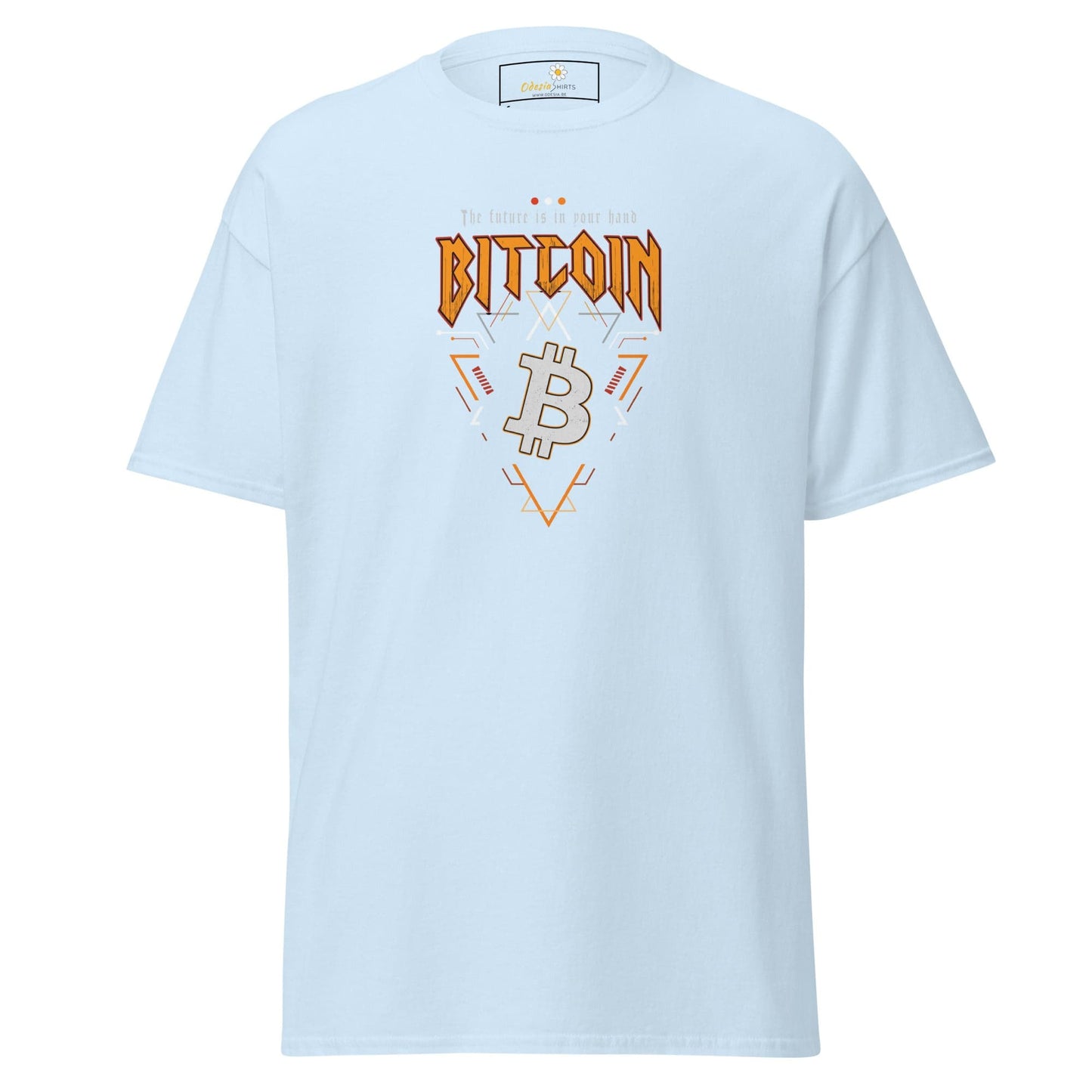 Unisex classic t-shirt - MISC BITCOIN YOUR FUTURE - REGULAR - Light Blue / S