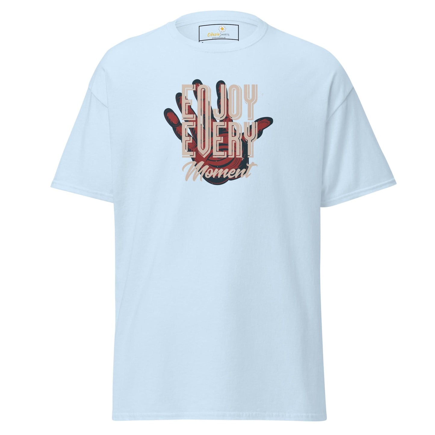 Unisex classic t-shirt - FANTASY ENJOY EVERY MOMENT - REGULAR - Light Blue / S