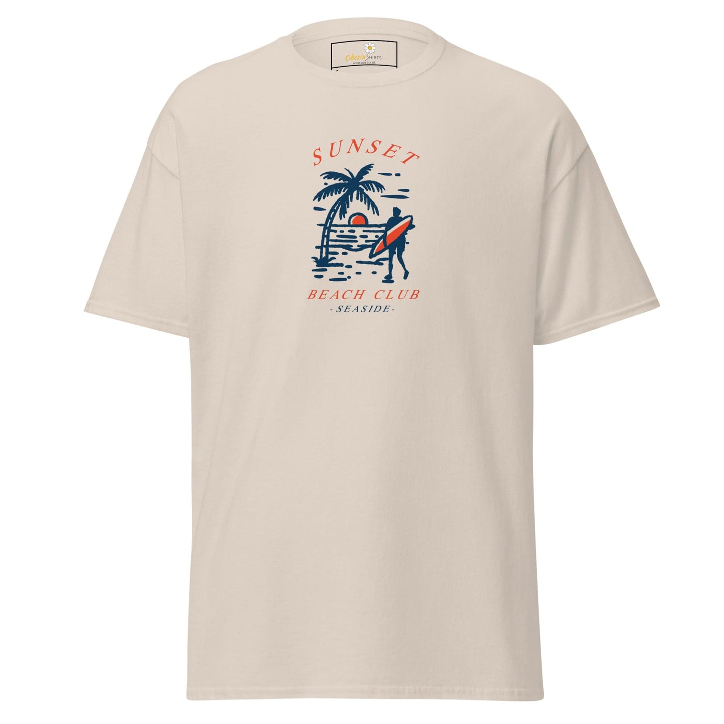 Unisex classic t-shirt - SUMMER SUNSET BEACHT CLUB - REGULAR - Natural / S