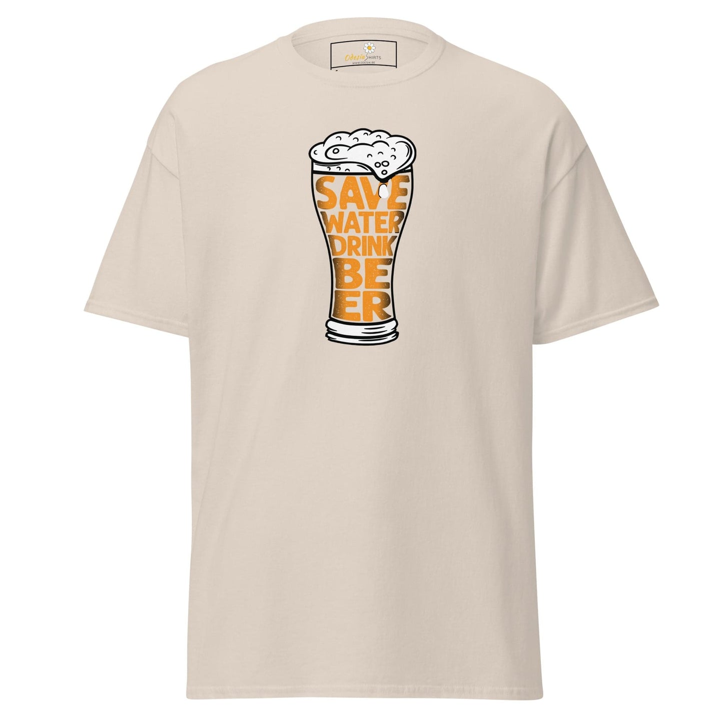 Unisex classic t-shirt - FUN SAVE WATER DRINK BEER - REGULAR - Natural / S