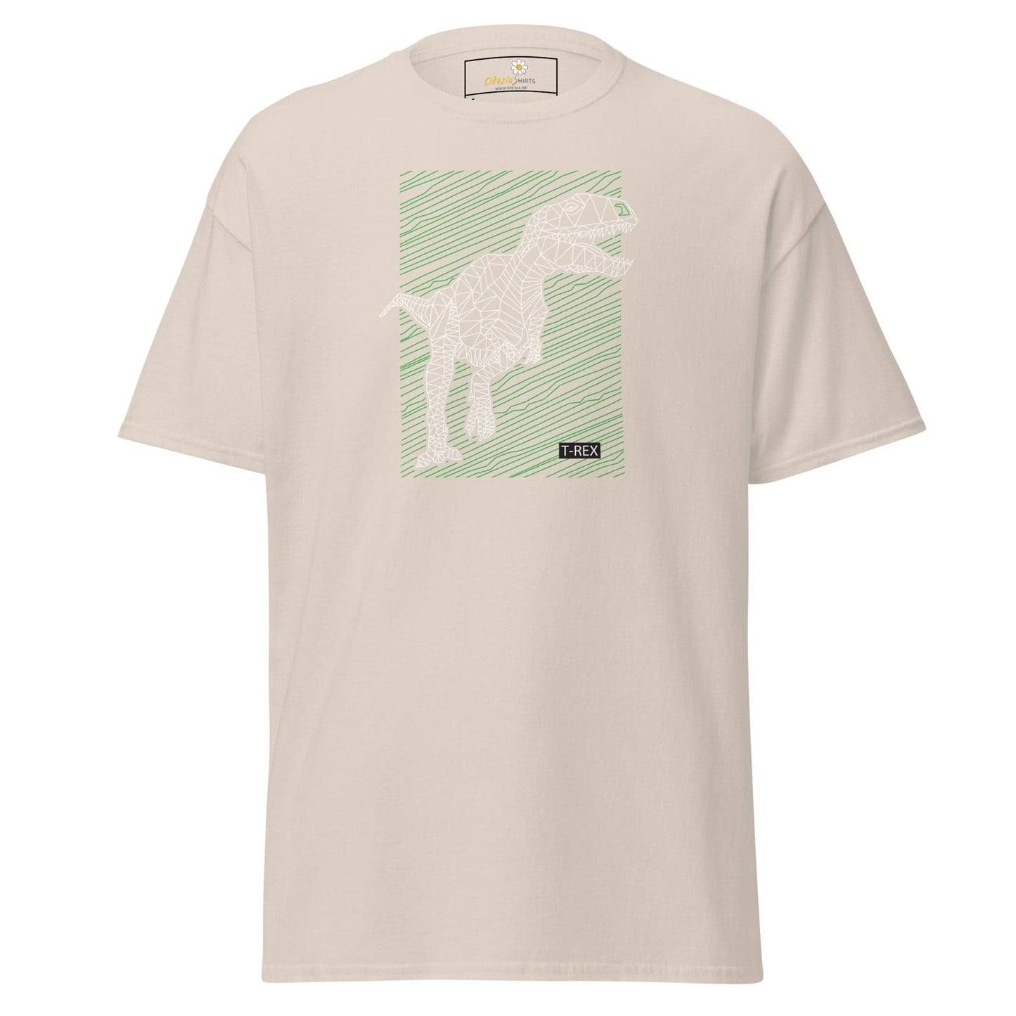 Unisex classic t-shirt - WILD LIFE TREX DINOSAURUS - REGULAR - Natural / S