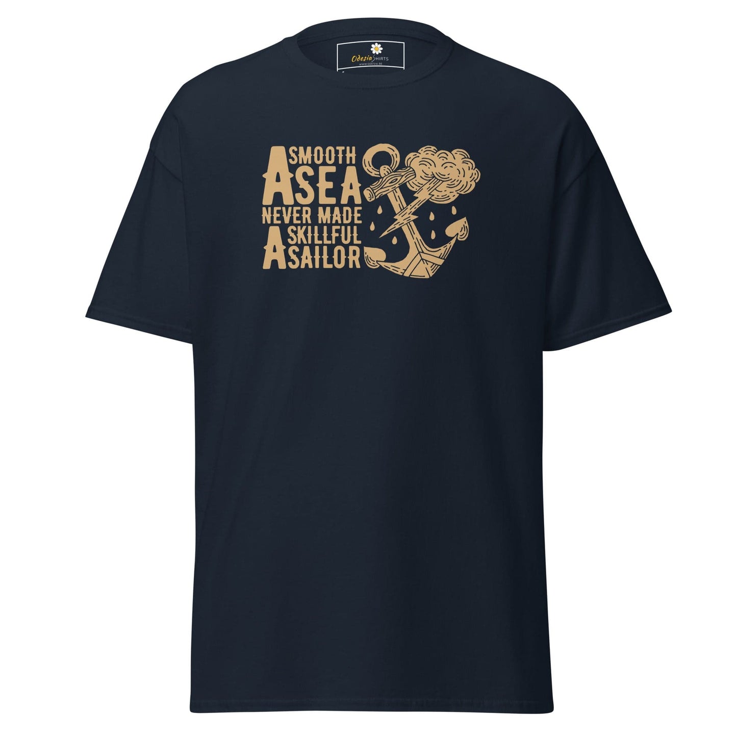 Unisex classic t-shirt - SEALIFE SMOOTH SEA MADE SAILOR - REGULAR - Navy / S